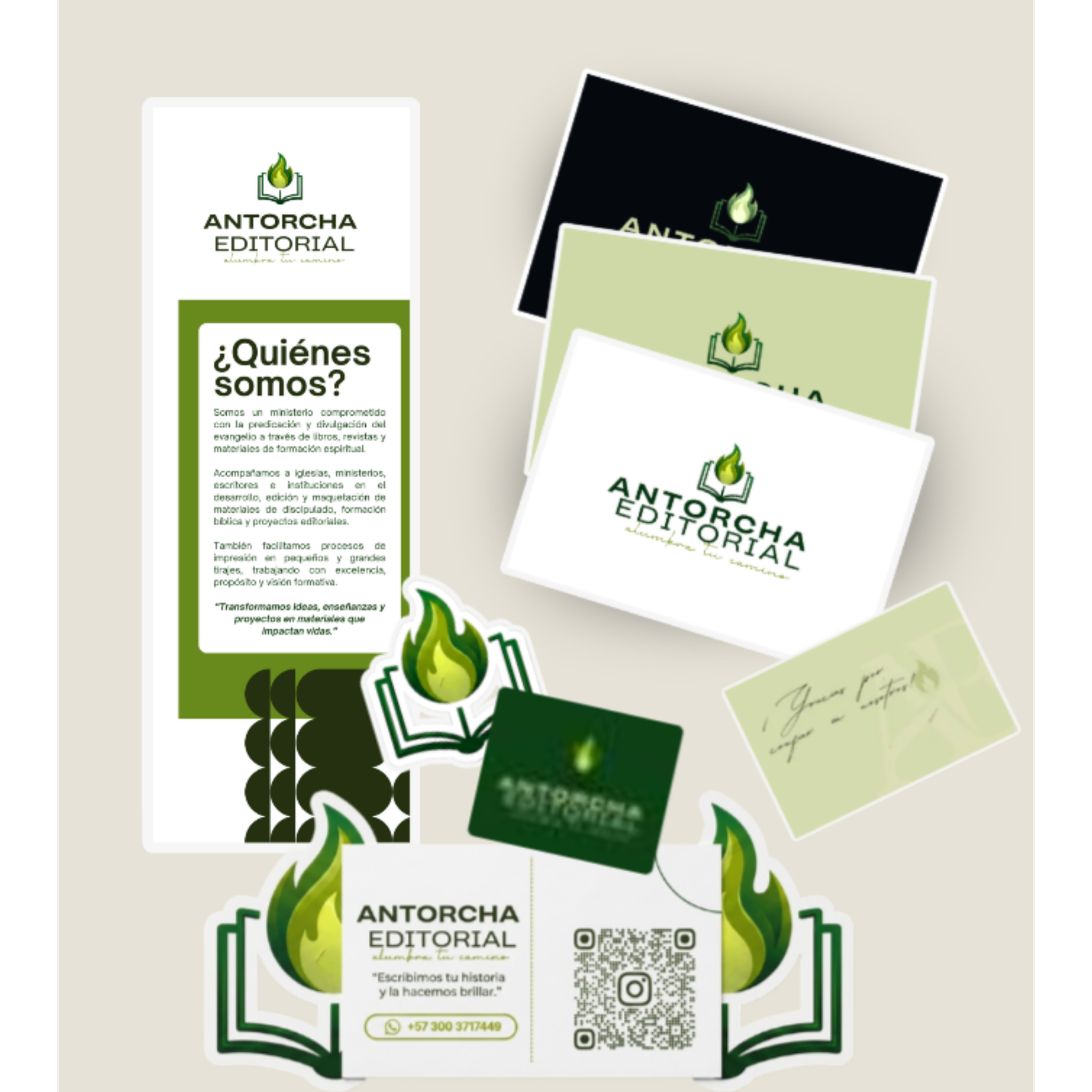 Identidad gráfica de Antorcha Editorial